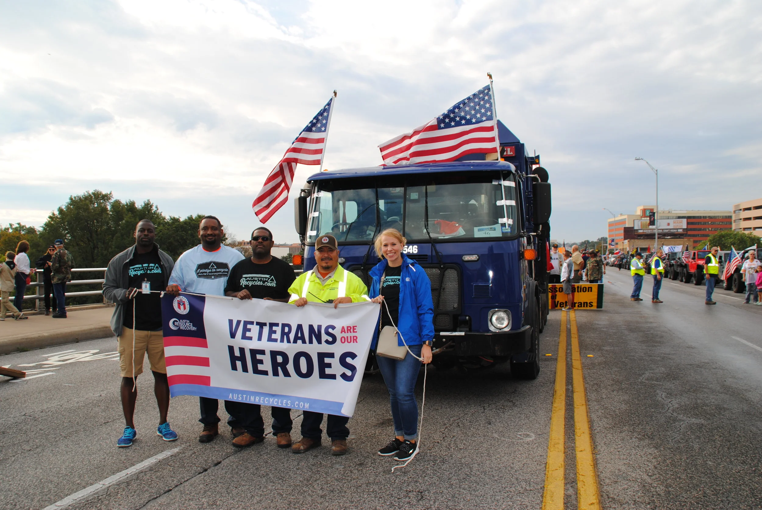 Photo: Veteran's Day Banner — front