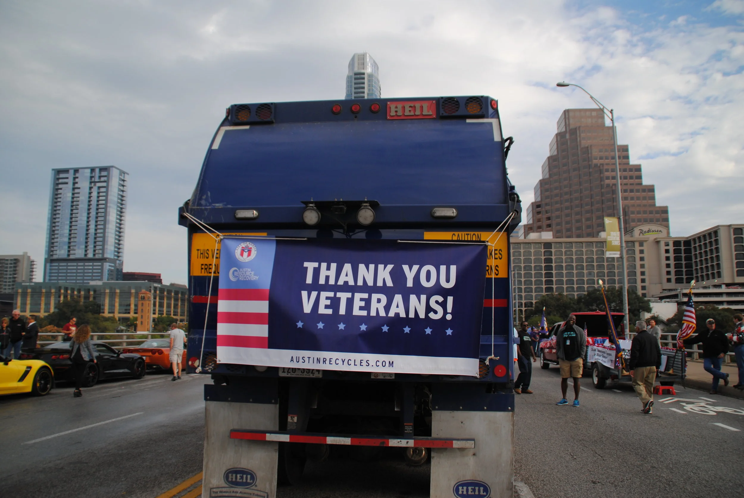 Photo: Veteran's Day Banner — back