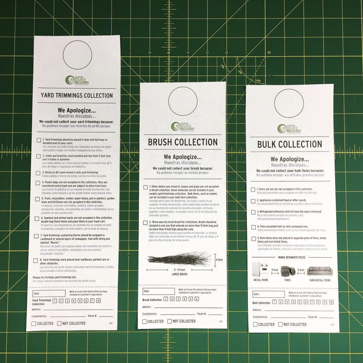 Door hangers — Instagram announcement