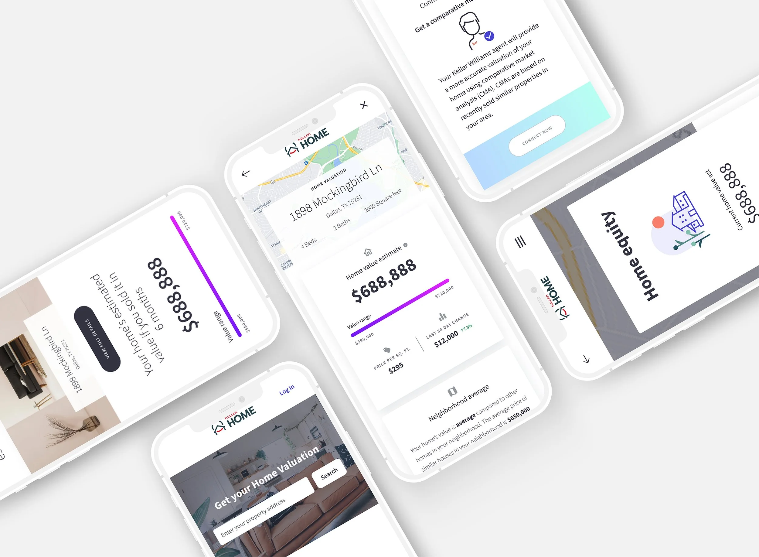 Keller Home Pro — app mockup